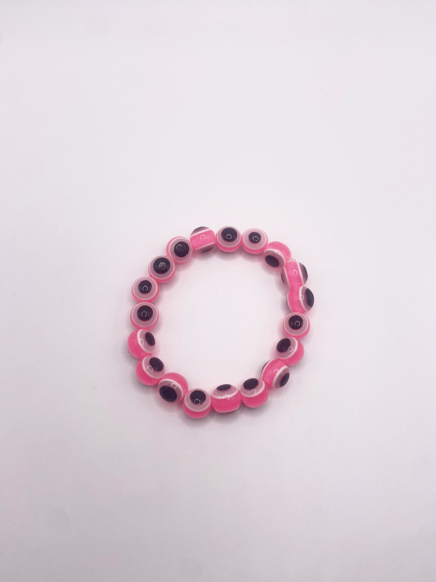 Pink Evil Eye Bracelet