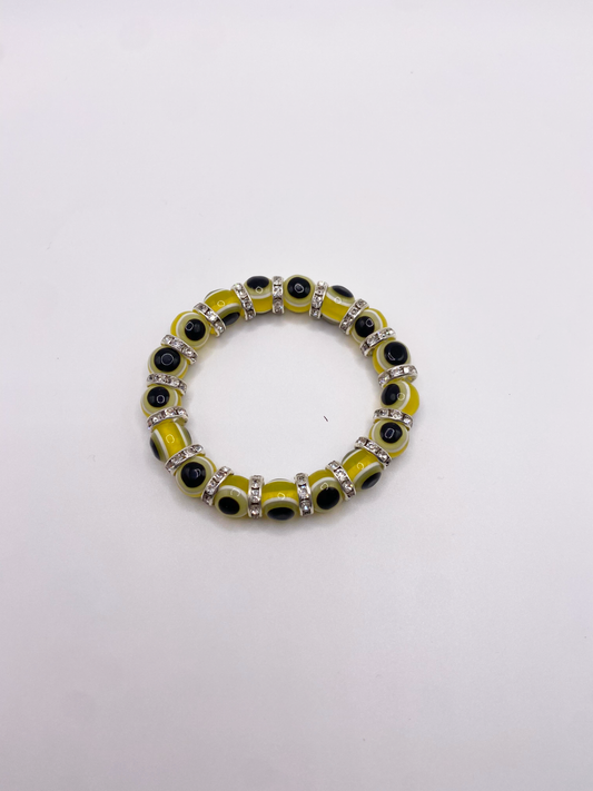 Yellow Evil Eye Bracelet