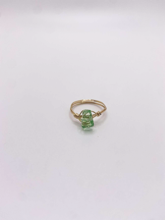 Aventurine Crystal Ring