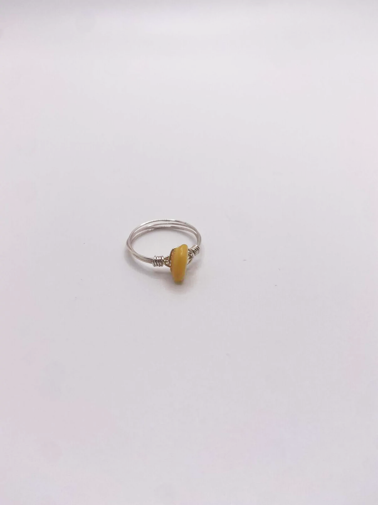 Sunstone Crystal Ring